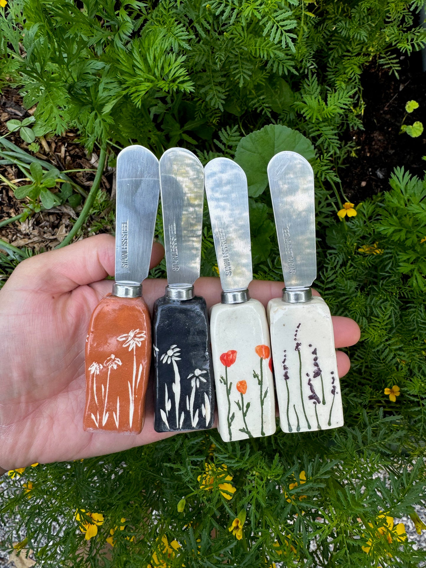 Lavender Cheese Knife