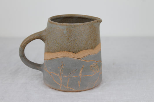 Small Meadow Pourer in Stone