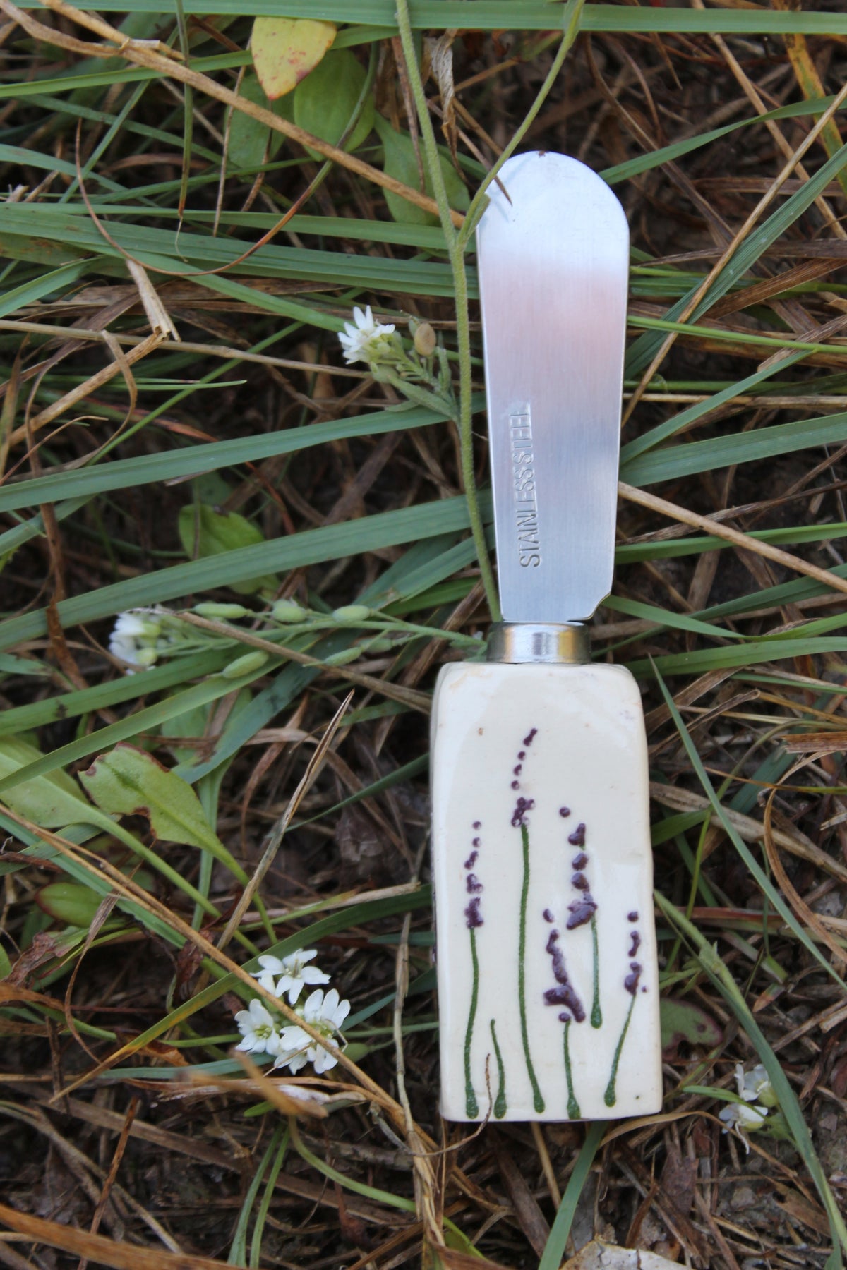 Lavender Cheese Knife