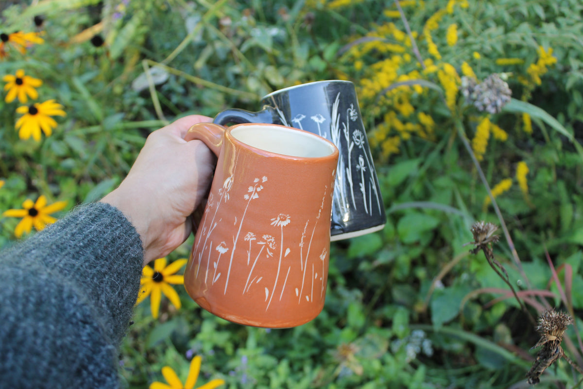 Wildflower Mug in Terra Cotta