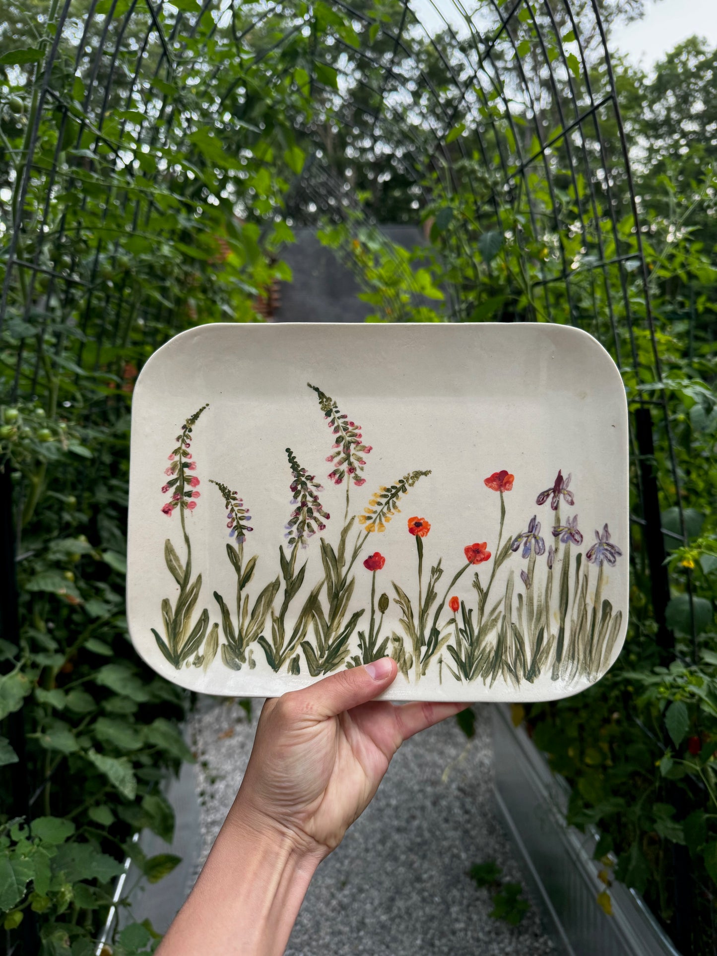 Rectangular Garden Platter