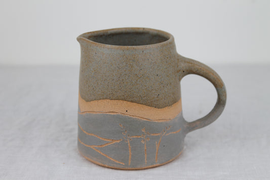 Small Meadow Pourer in Stone