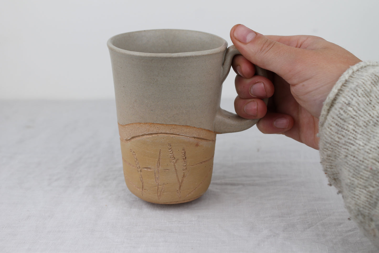 Meadow Travel Coffee Cup in Cream
