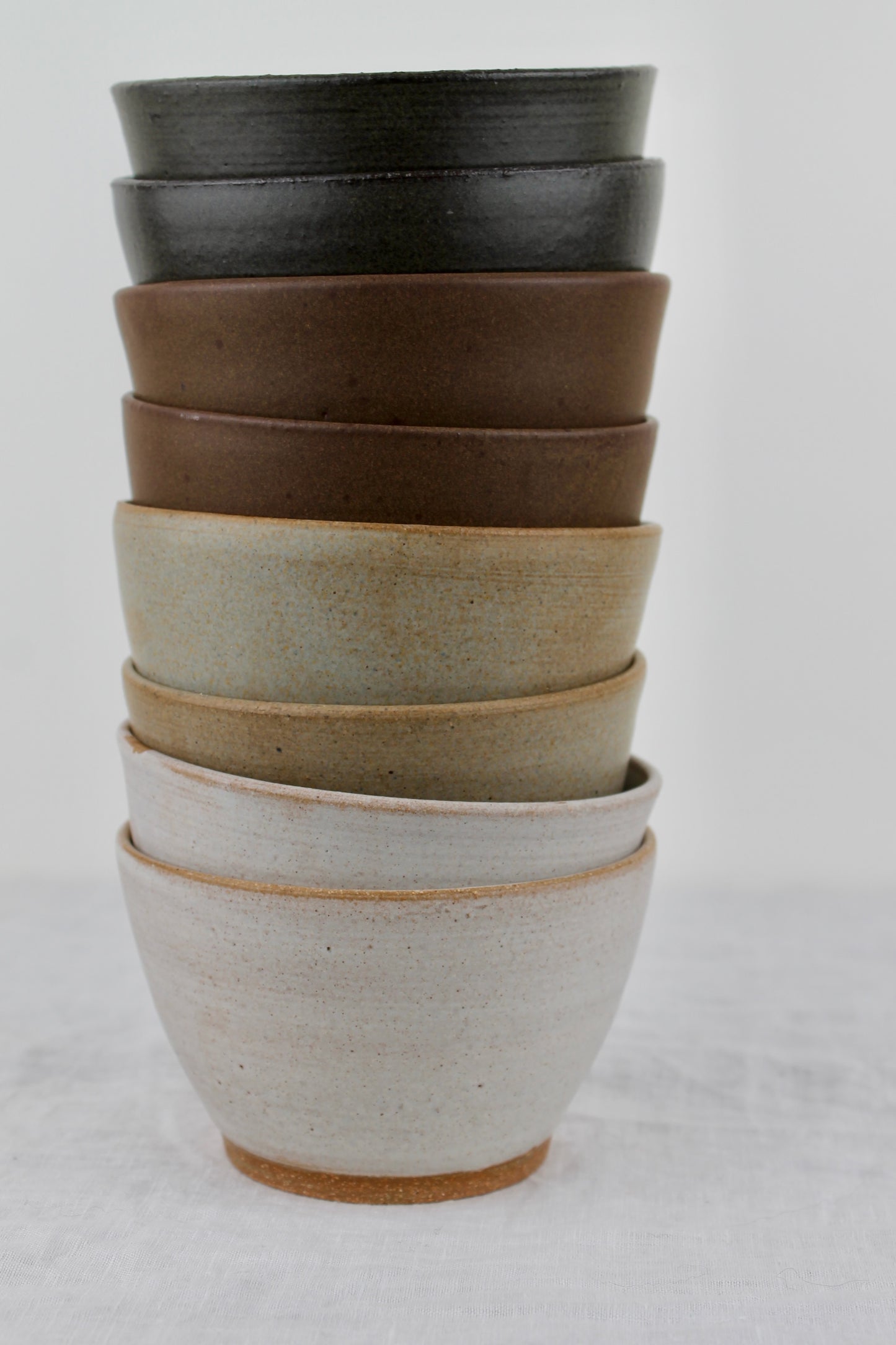 Pair of Small Bowls in Ivory