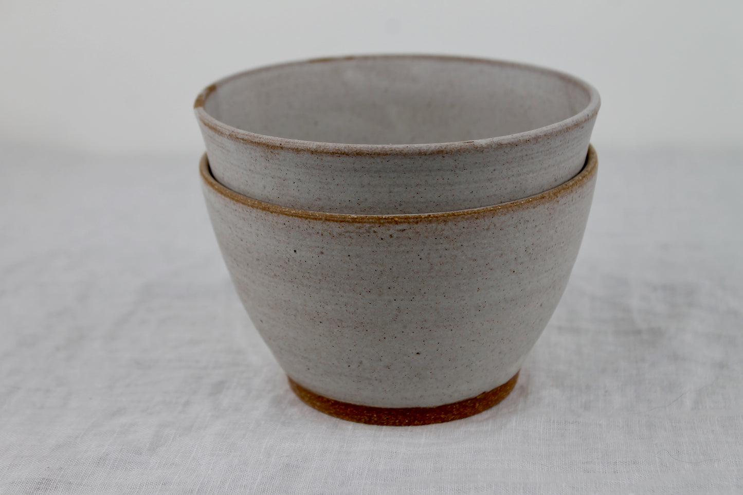 Pair of Small Bowls in Ivory