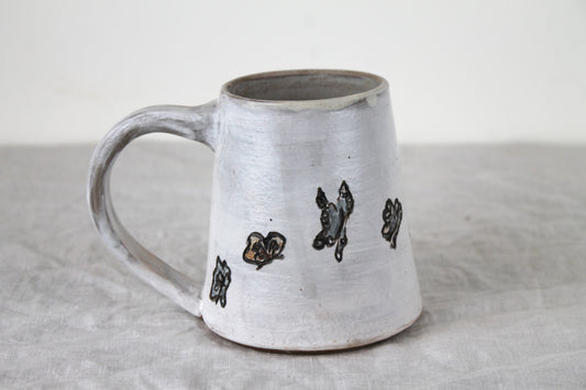 Butterfly Mug in Glossy White