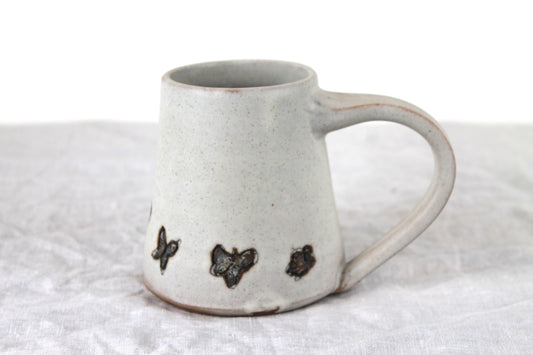 Butterfly Mug in Ivory