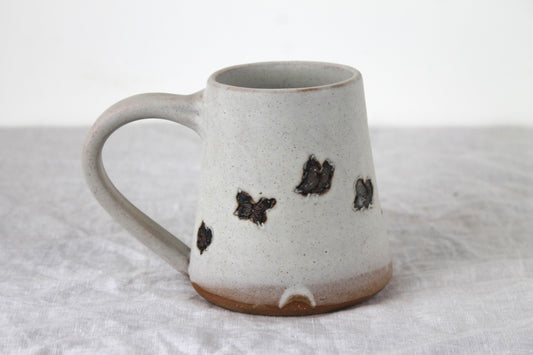 Butterfly Mug in Ivory