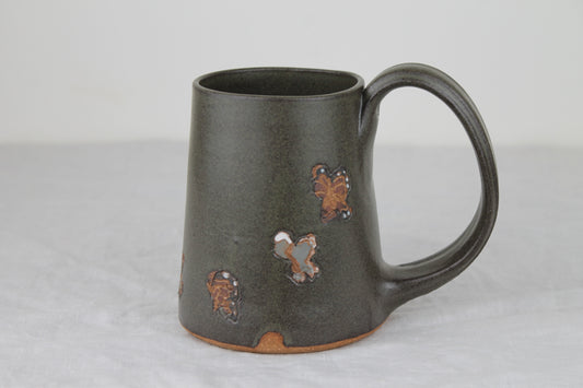 Butterfly Mug in Charcoal No.2