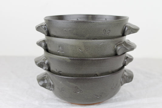 Bird Bowl in Charcoal