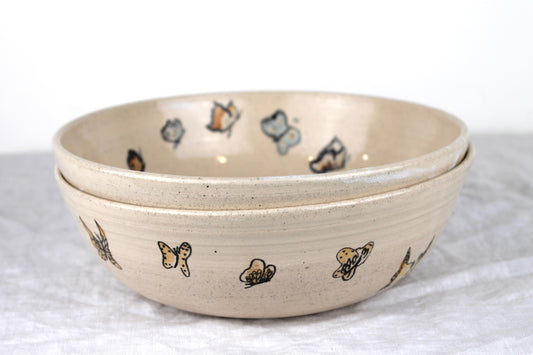 Butterfly Bowl in Glossy White No. 1