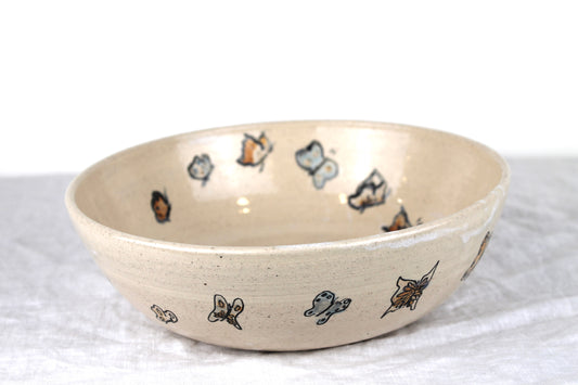Butterfly Bowl in Glossy White No. 2