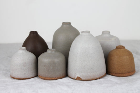 Small Bud Vase in Ivory No. 2