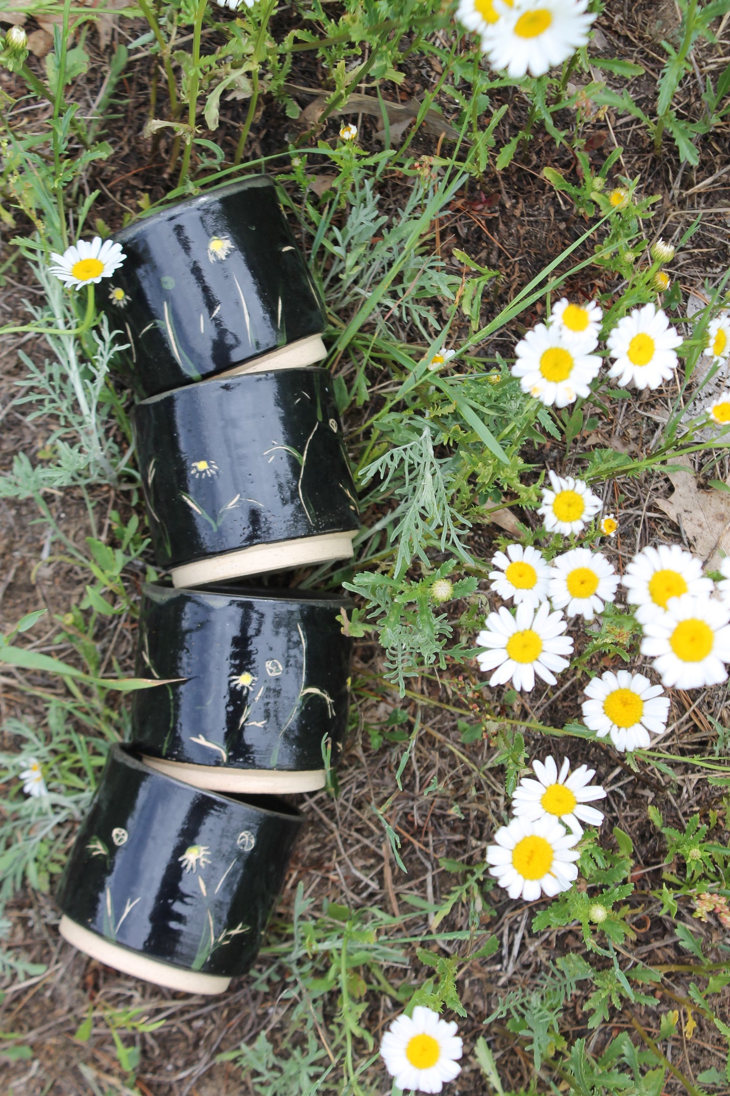 Daisy Stacking Cups Set of Two